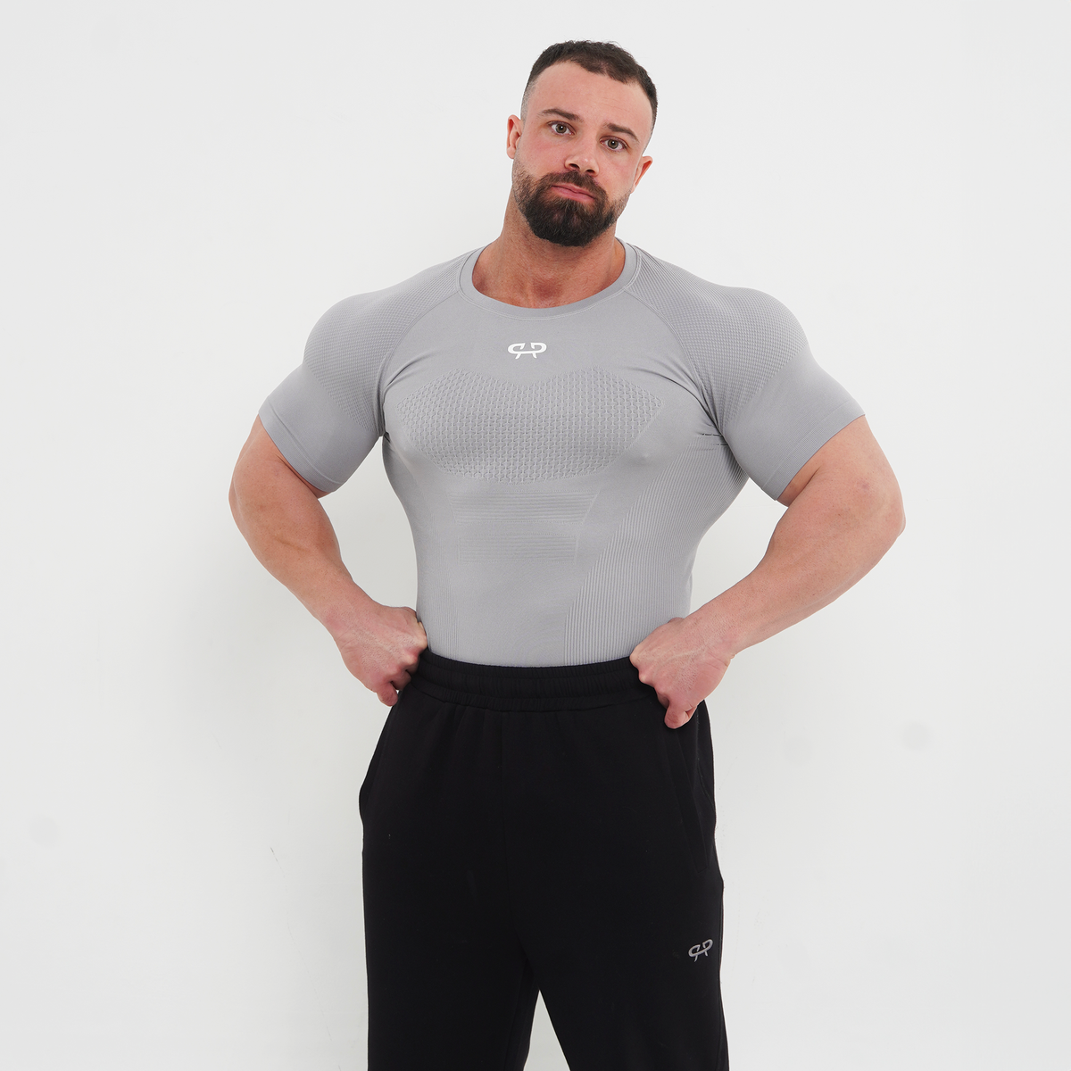 PHANTOM COMPRESSION TEE - GREY