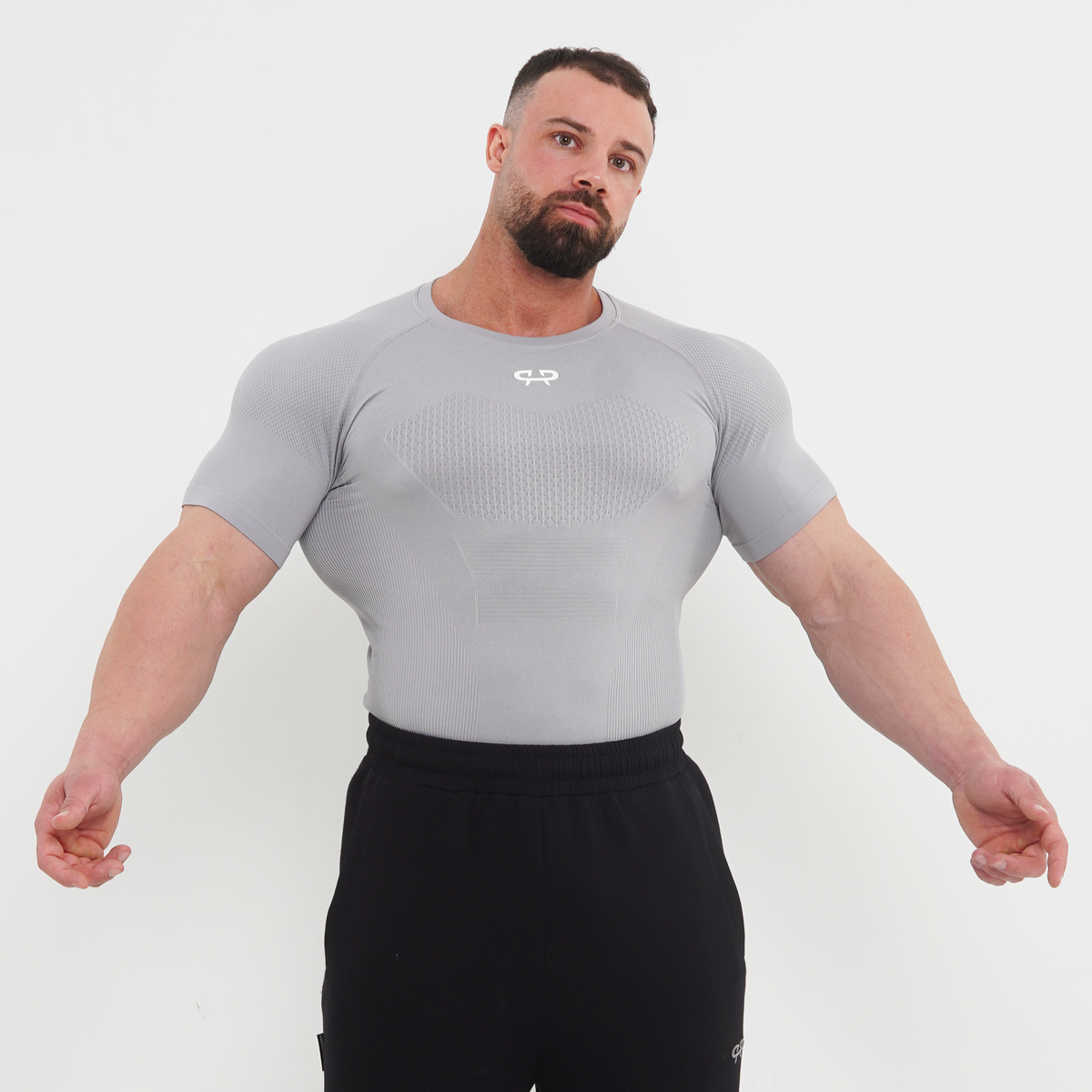 PHANTOM COMPRESSION TEE - GREY