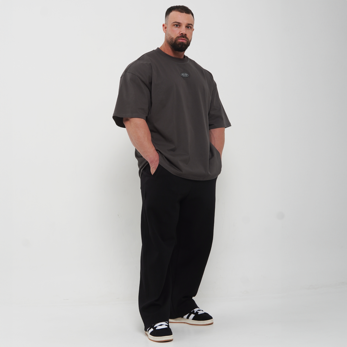 BODYBUILDING ASSOCIATION OVERSIZE - ASH GREY