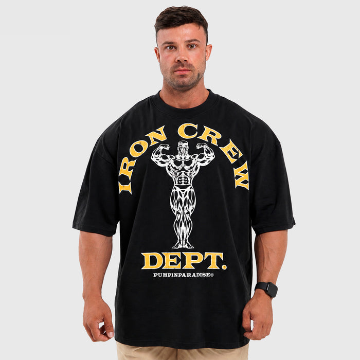IRON CREW DEPT. OVERSIZE - BLACK/YELLOW