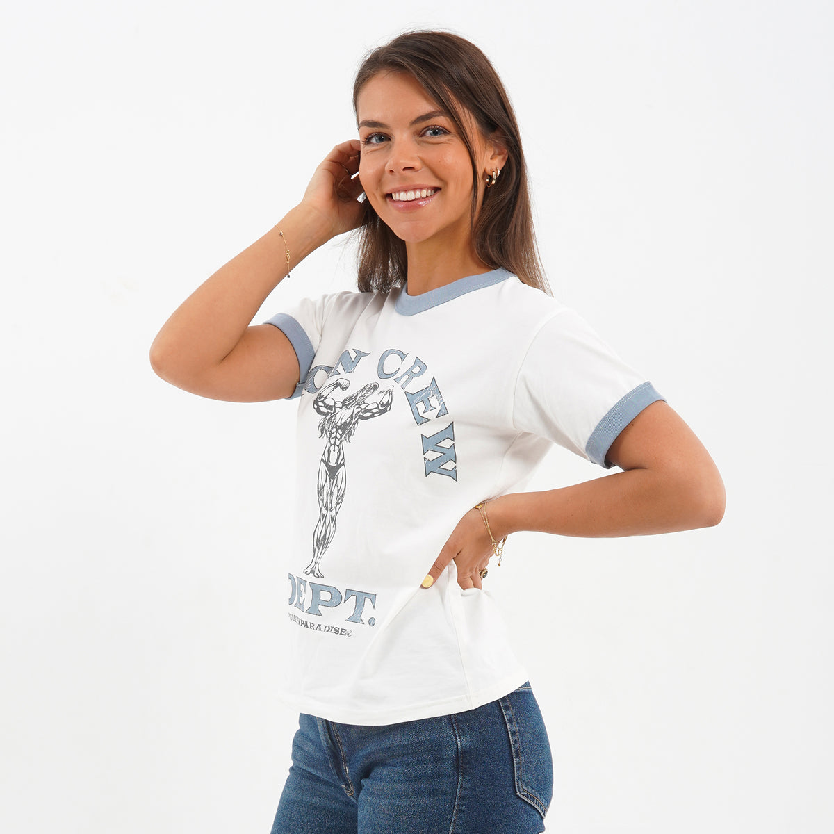 IRON CREW DEPT. - WOMEN’S RETRO T-SHIRT