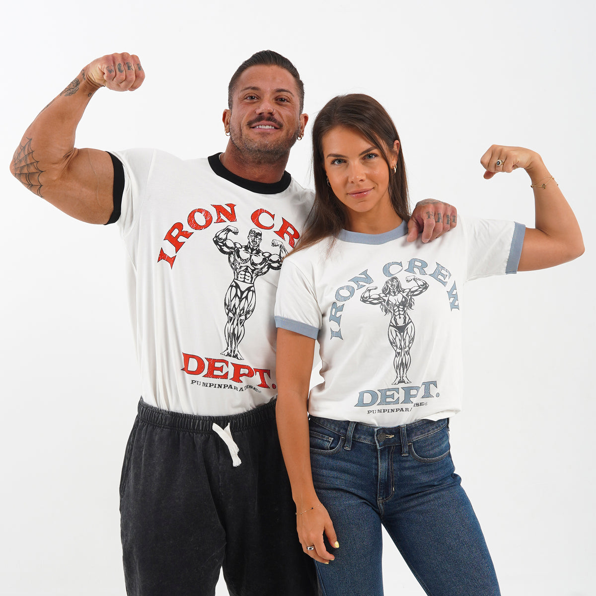 IRON CREW DEPT. - WOMEN’S RETRO T-SHIRT