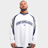 ROYAL LONGSLEEVE JERSEY - WHITE/NAVY