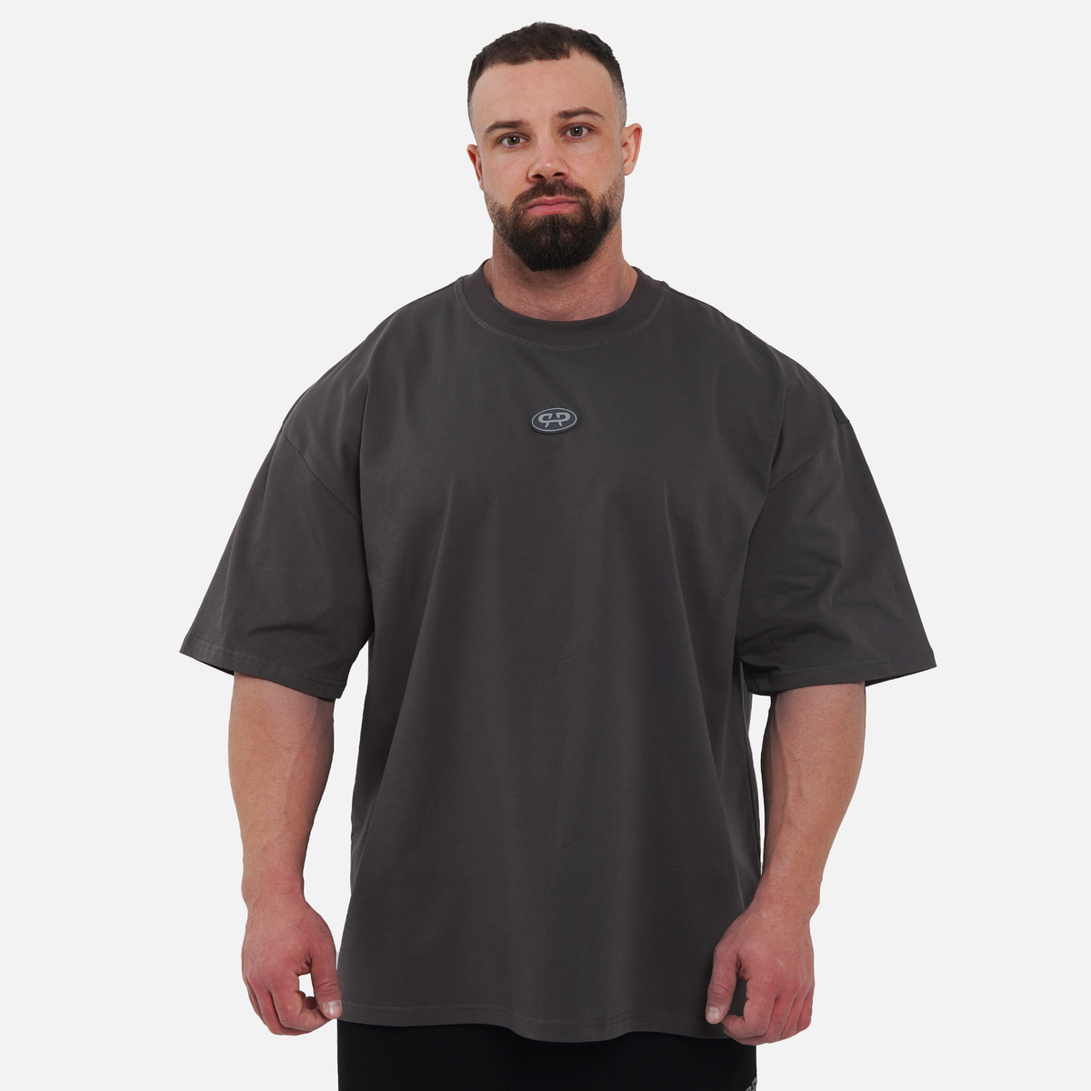 BODYBUILDING ASSOCIATION OVERSIZE - ASH GREY