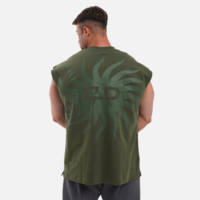 OVERSIZE TANK - OLIVE GREEN