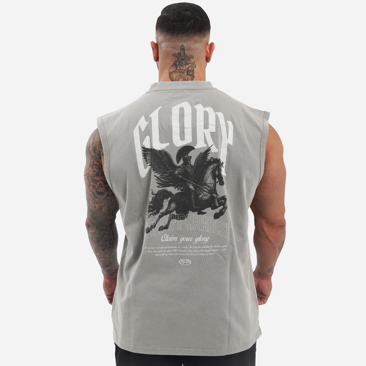 GLORY GREY WASHED TANK