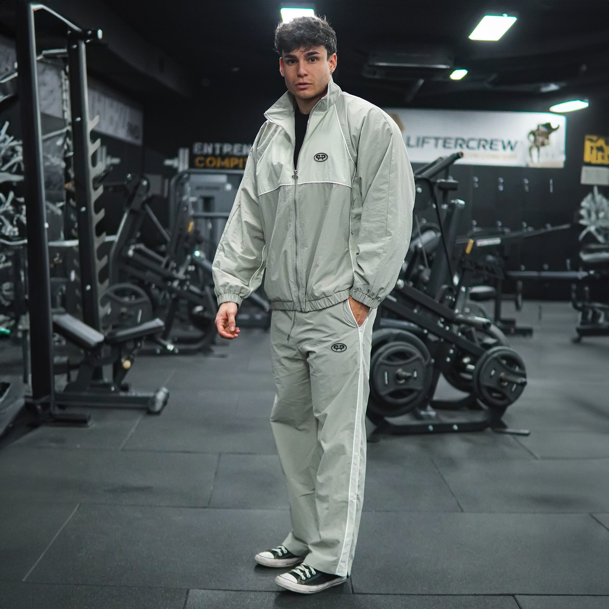 RETRO JACKET - GREY – Pump In Paradise