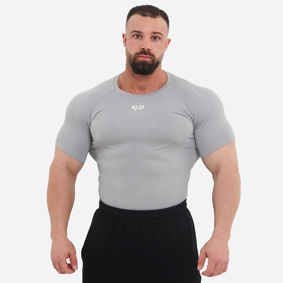 PHANTOM COMPRESSION TEE - GREY