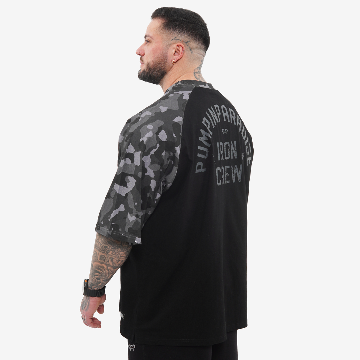 BASEBALL OVERSIZE - BLACK CAMO