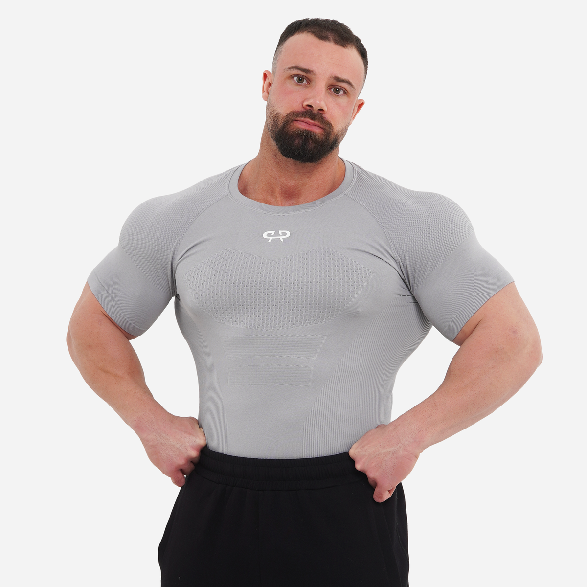 PHANTOM COMPRESSION TEE - GREY