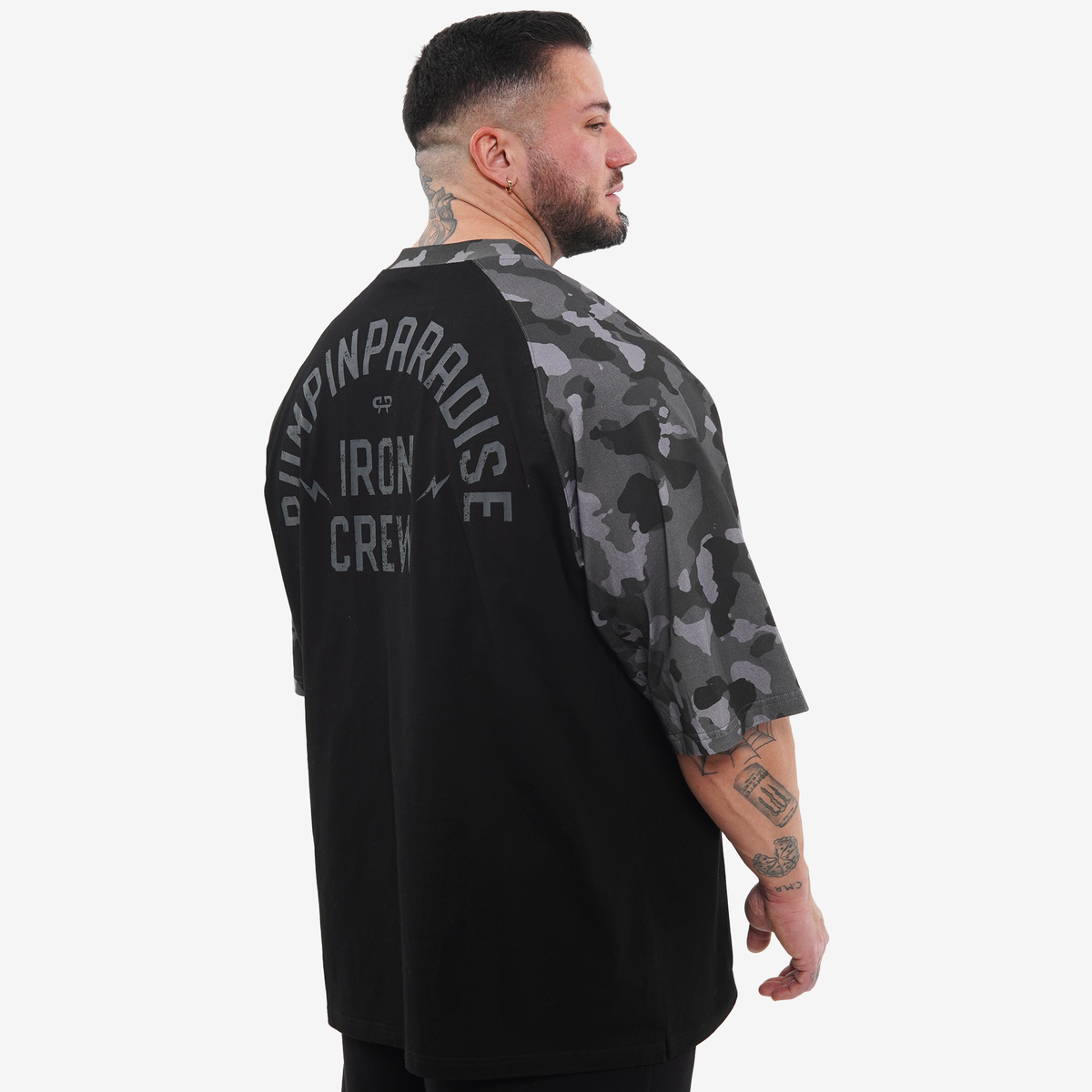 BASEBALL OVERSIZE - BLACK CAMO