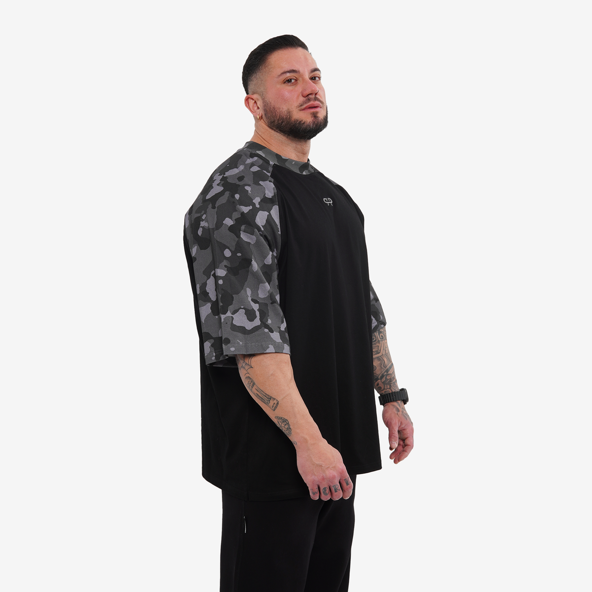BASEBALL OVERSIZE - BLACK CAMO