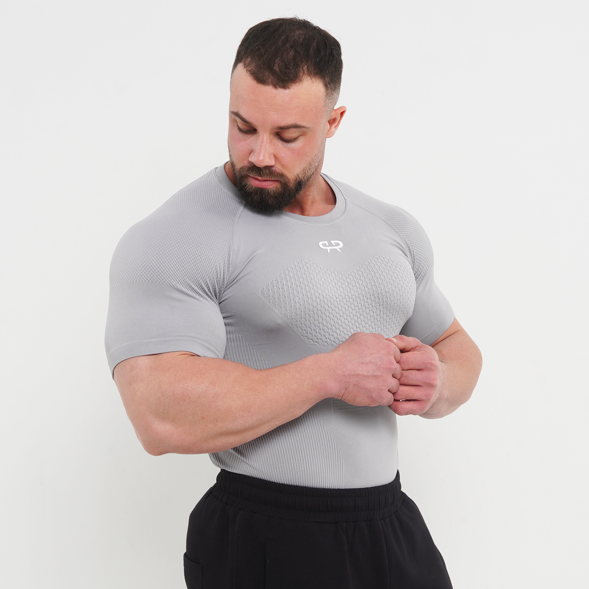 PHANTOM COMPRESSION TEE - GREY