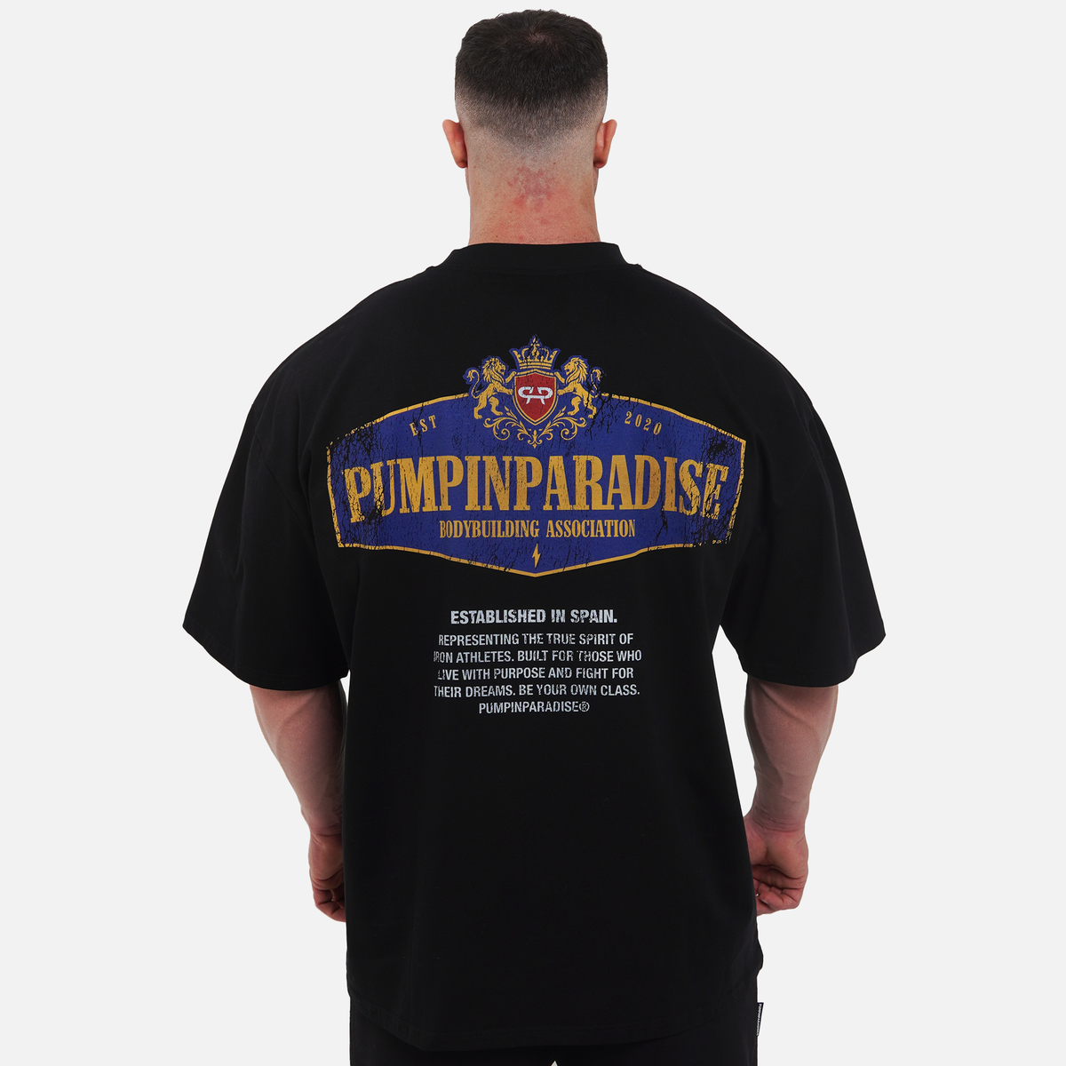 BODYBUILDING ASSOCIATION OVERSIZE - BLACK