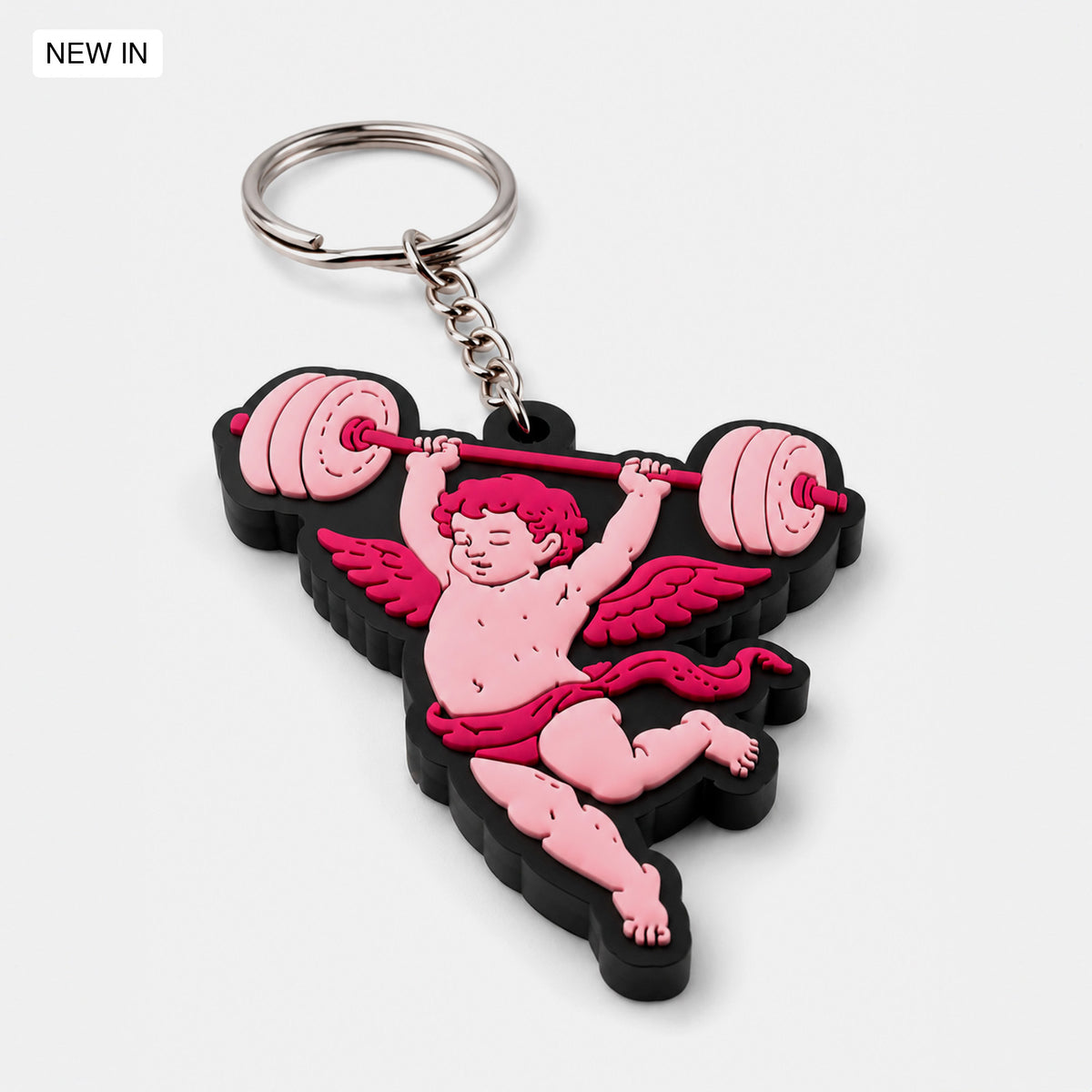 LIFTING TO HEAVEN ANGEL KEYCHAIN