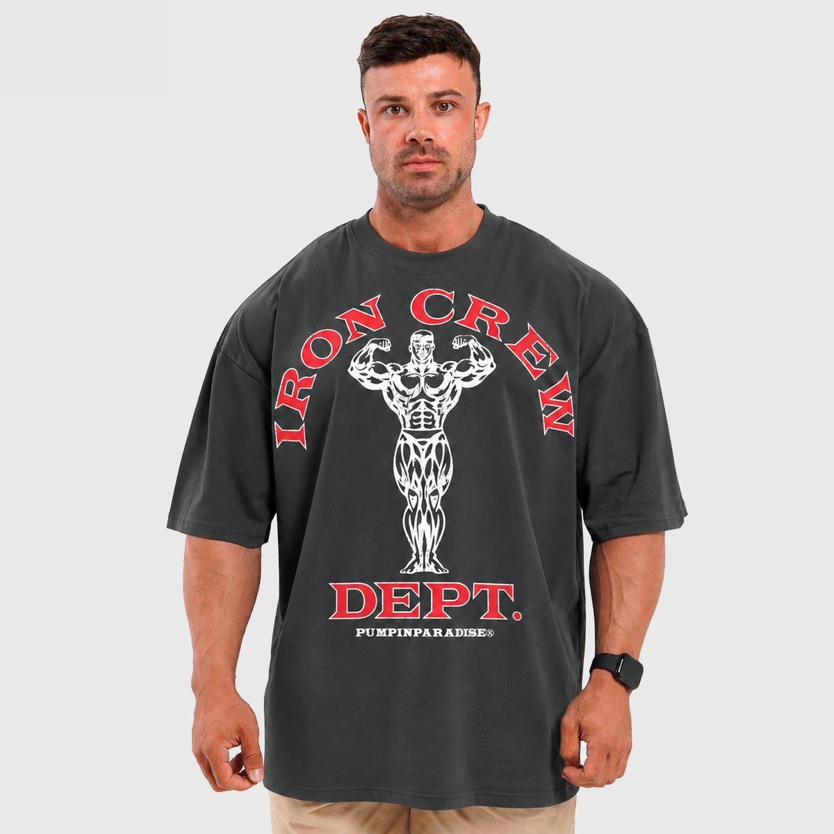 IRON CREW DEPT. OVERSIZE - DARK GREY