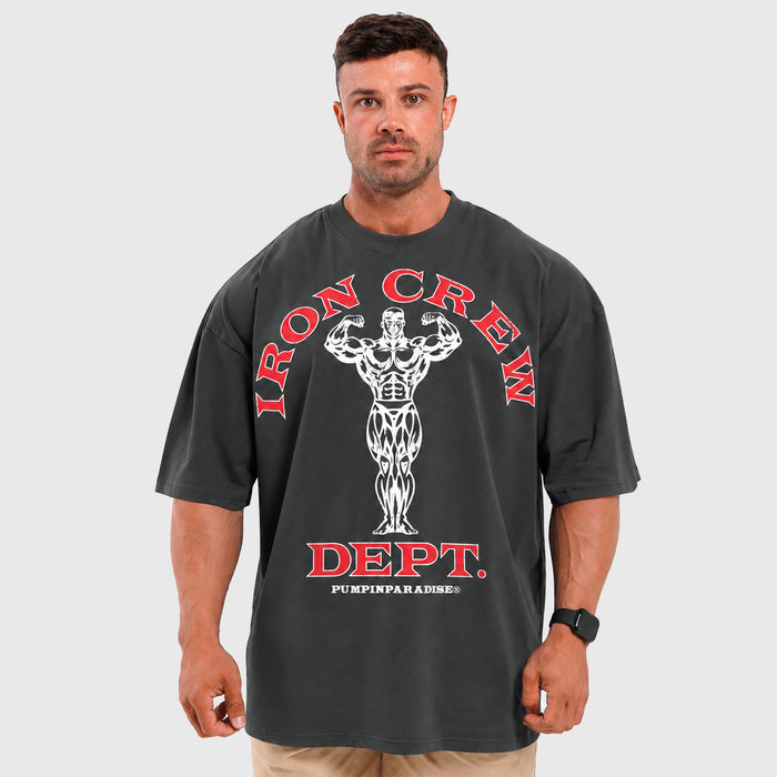 IRON CREW DEPT. OVERSIZE - DARK GREY