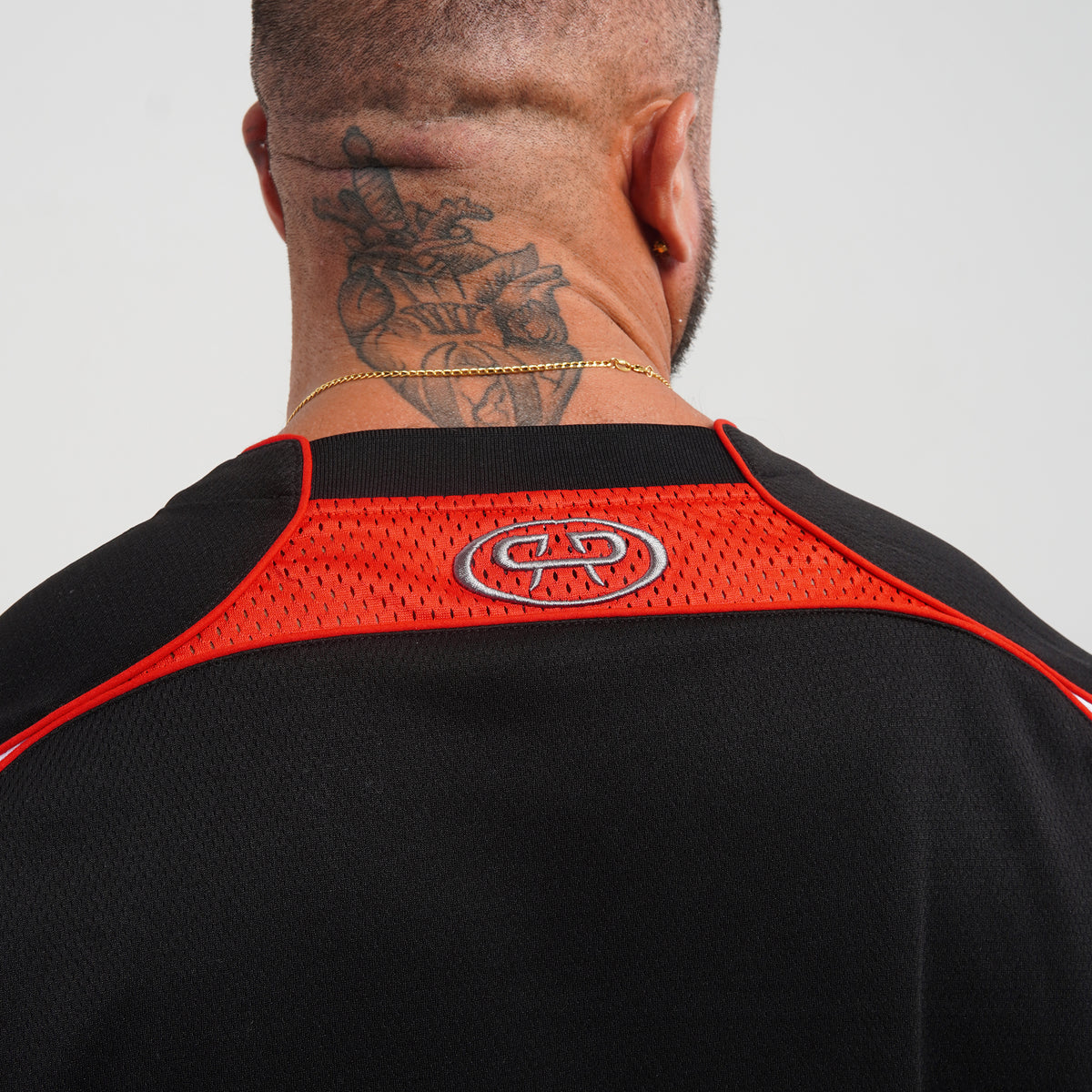 ROYAL LONGSLEEVE JERSEY - BLACK/RED