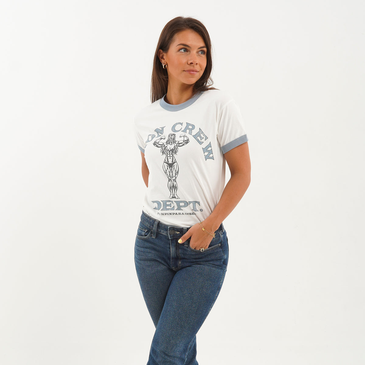 IRON CREW DEPT. - WOMEN’S RETRO T-SHIRT