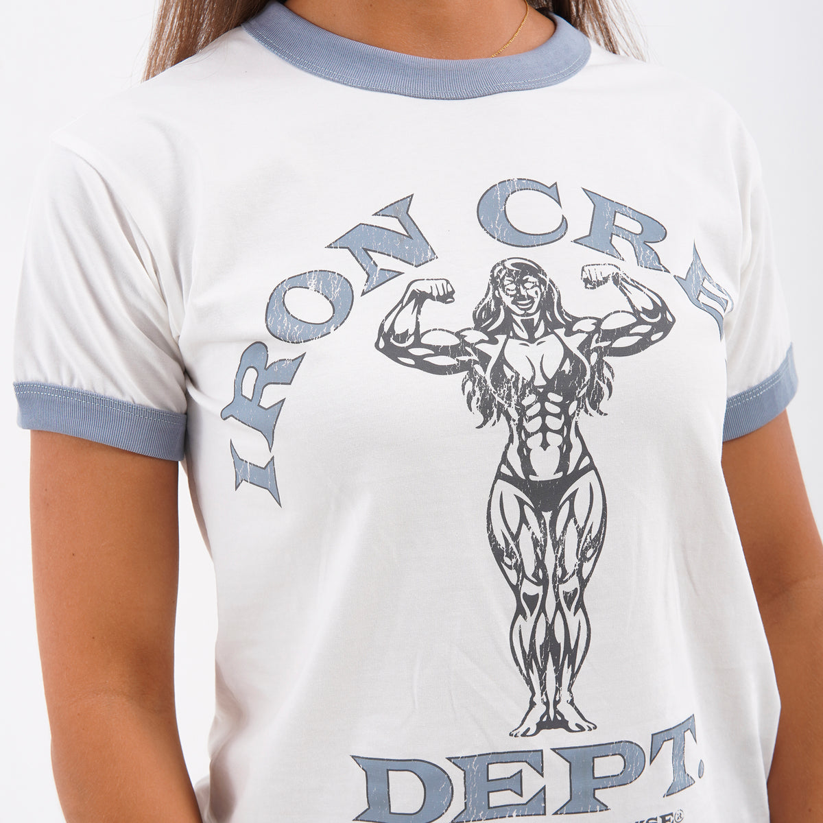 IRON CREW DEPT. - WOMEN’S RETRO T-SHIRT