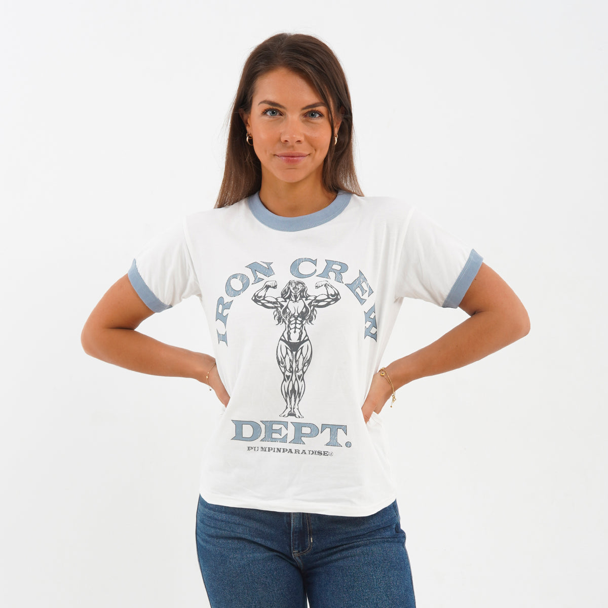 IRON CREW DEPT. - WOMEN’S RETRO T-SHIRT