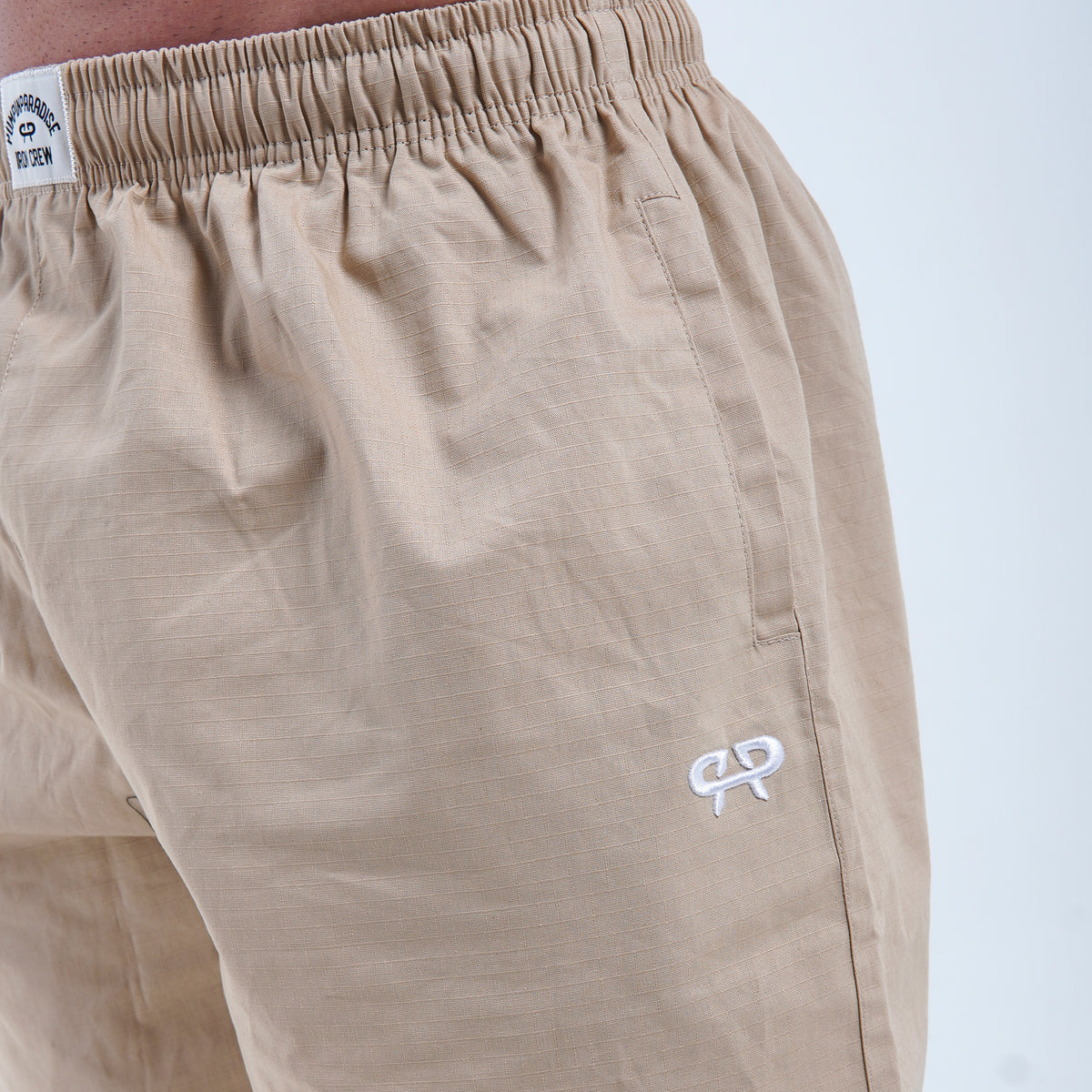 RETRO SHORTS - BEIGE