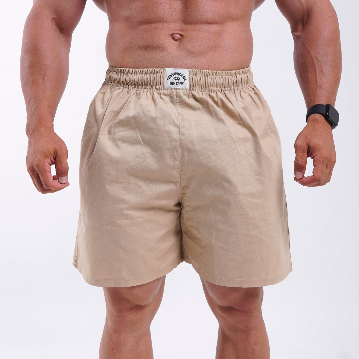 RETRO SHORTS - BEIGE