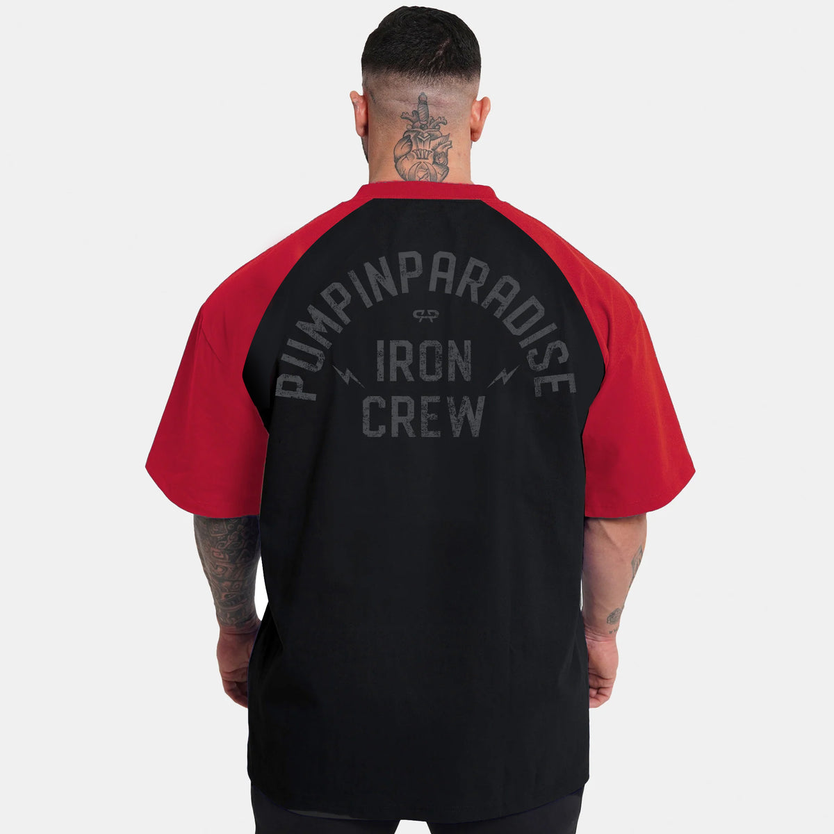 BASEBALL OVERSIZE - BLACK/RED