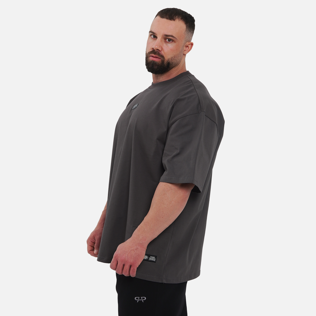 BODYBUILDING ASSOCIATION OVERSIZE - ASH GREY