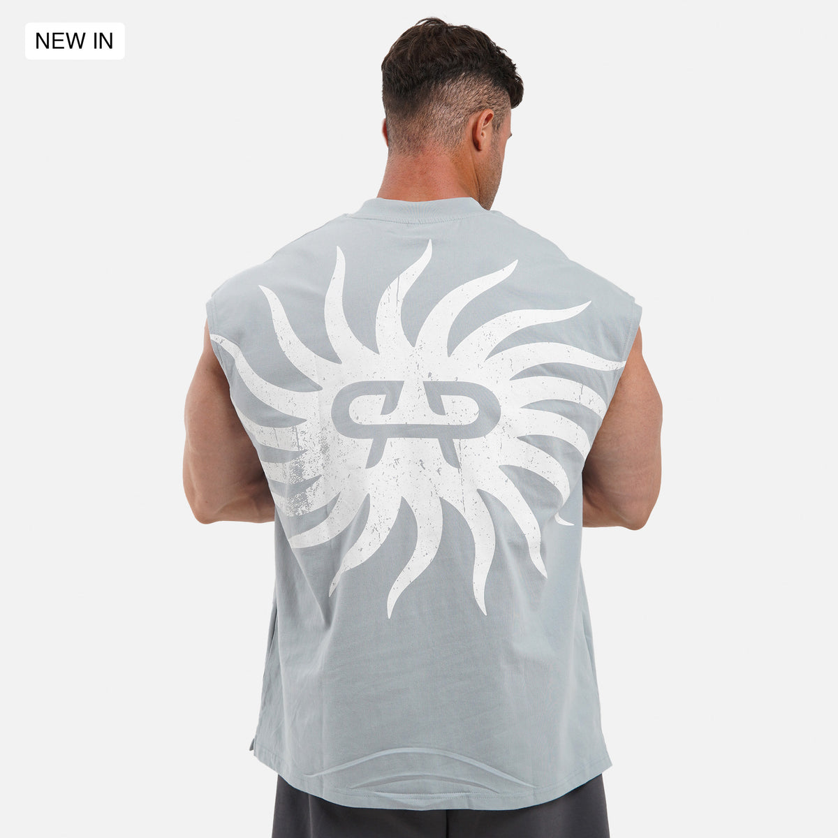 OVERSIZE TANK - GLACIER GREY