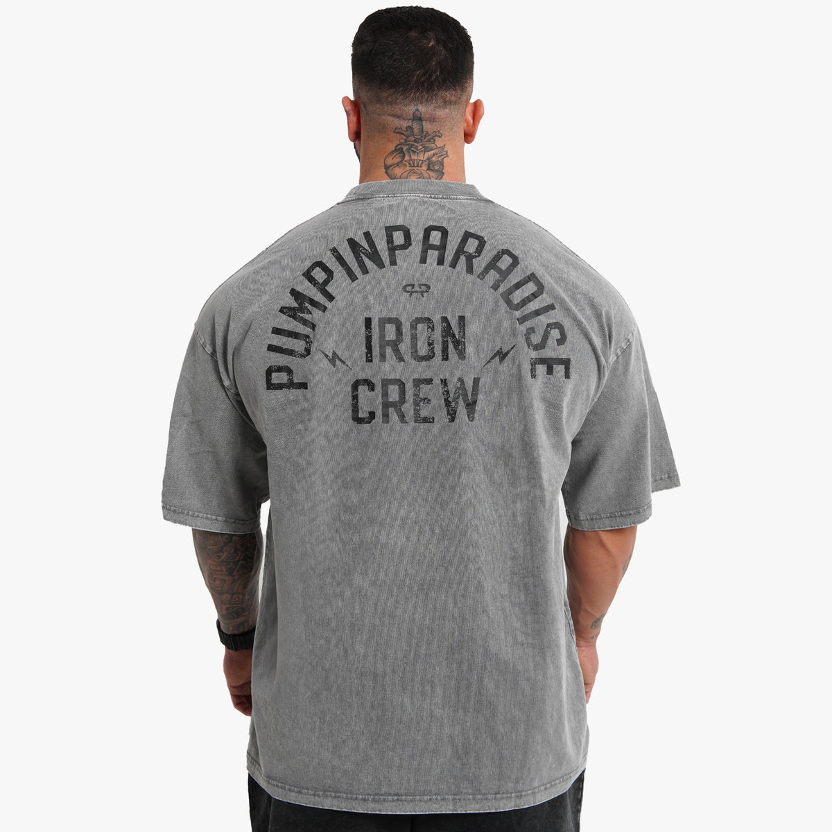 IRON CREW GREY WASHED OVERSIZE