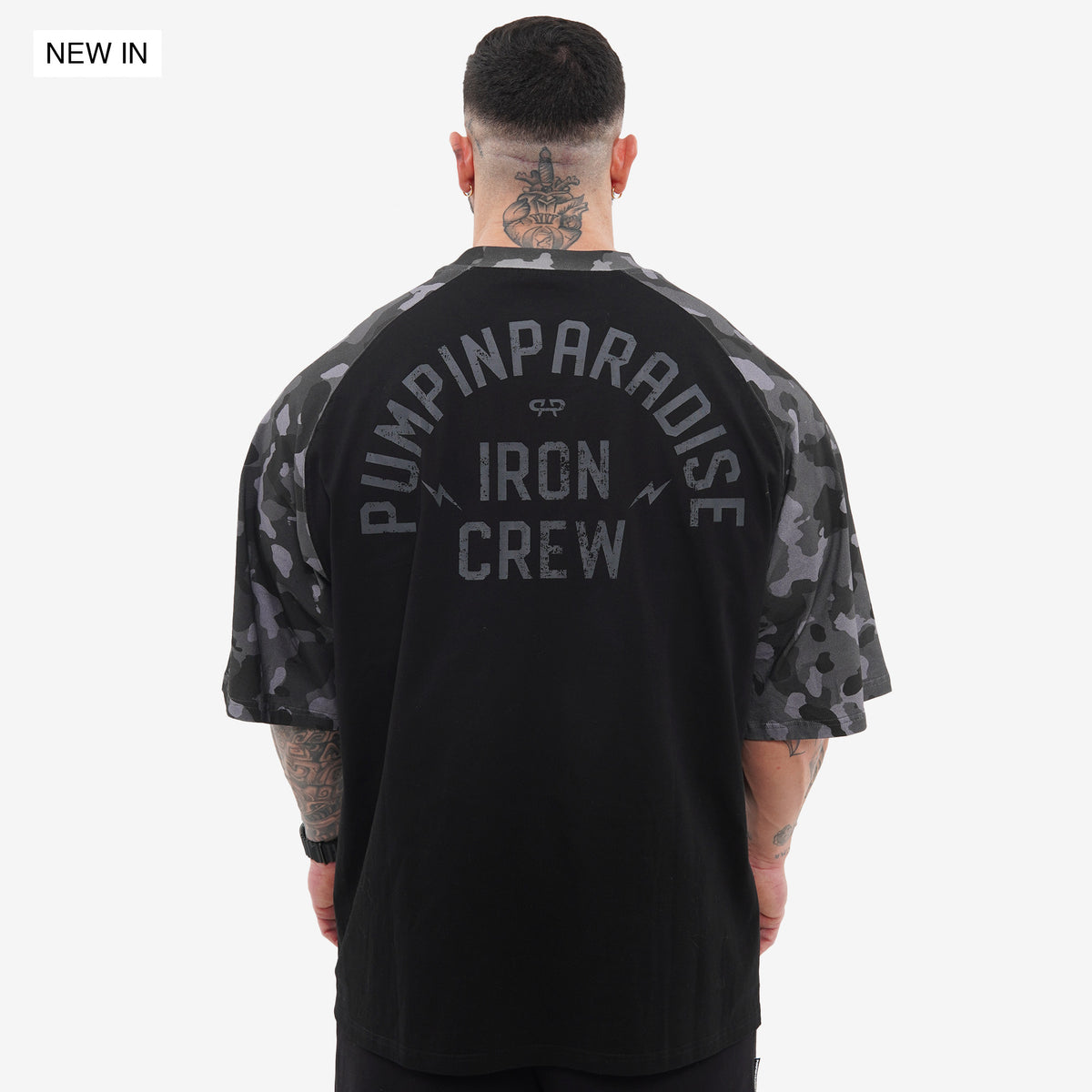BASEBALL OVERSIZE - BLACK CAMO