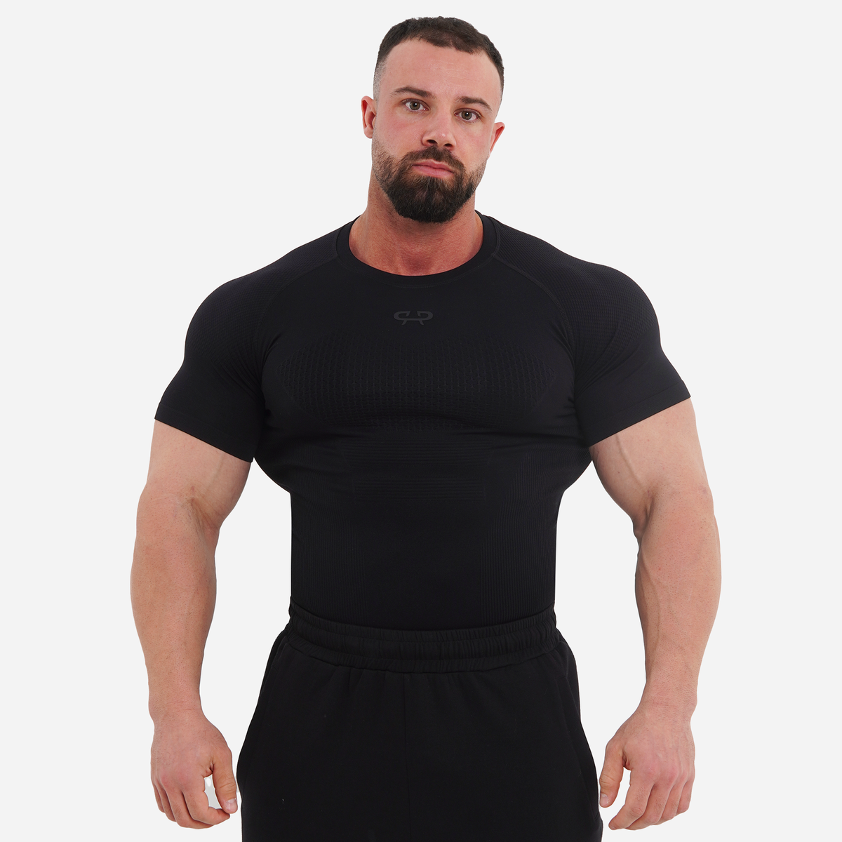 PHANTOM COMPRESSION TEE - ULTRA BLACK