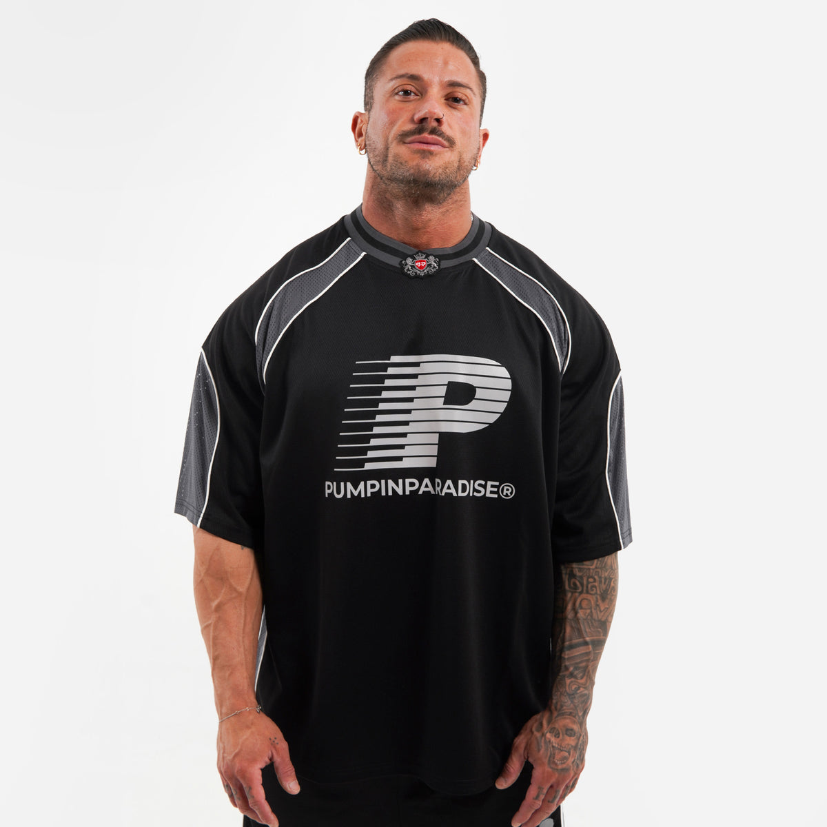 ROYAL FOOTBALL JERSEY - BLACK/GREY