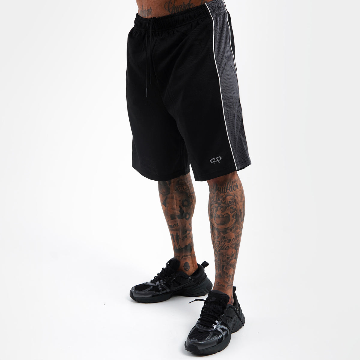 ROYAL MESH SHORTS - BLACK/GREY