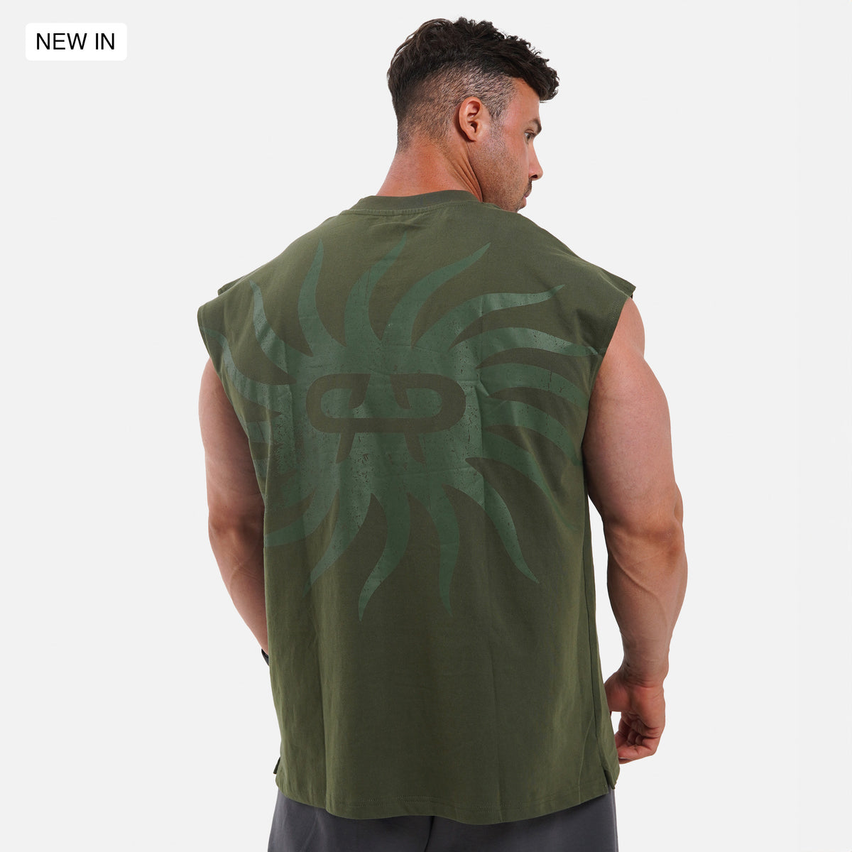 OVERSIZE TANK - OLIVE GREEN