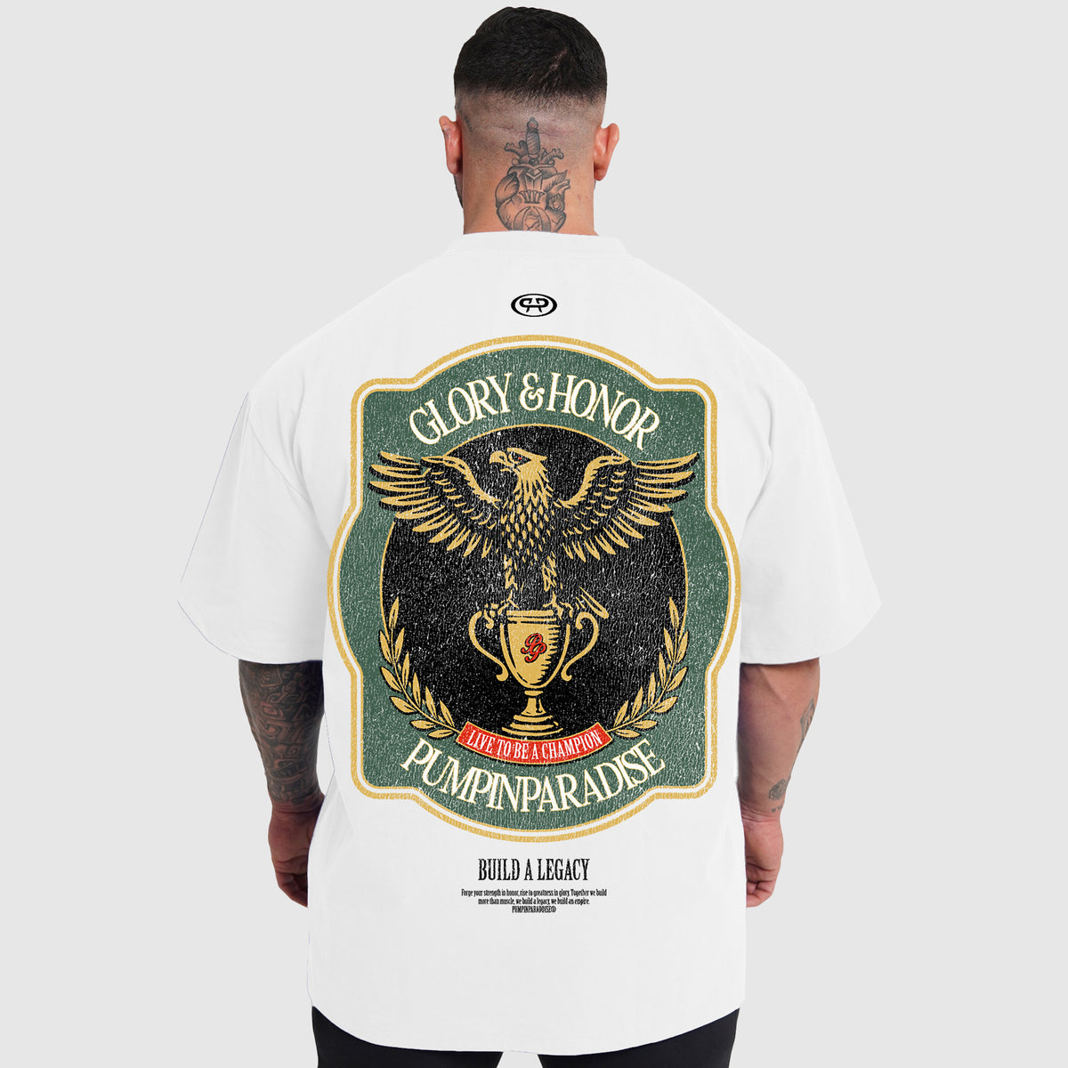 GLORY & HONOR OVERSIZE WHITE