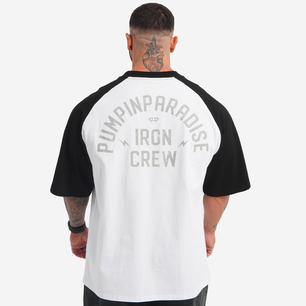 BASEBALL OVERSIZE - WHITE/BLACK