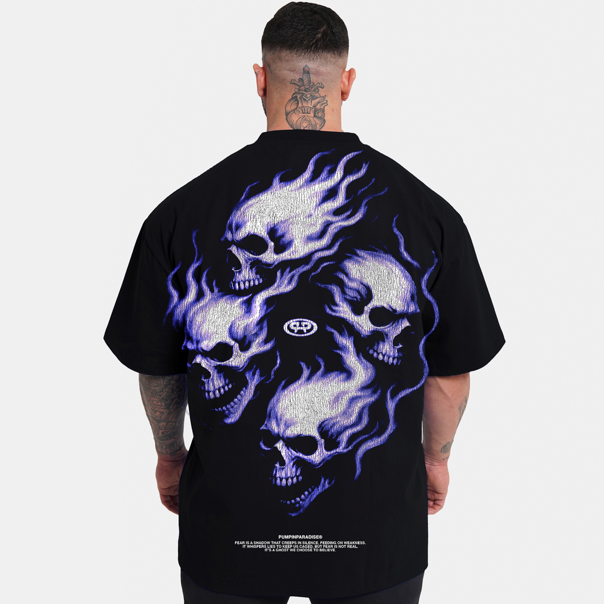 NO FEAR SKULLS OVERSIZE